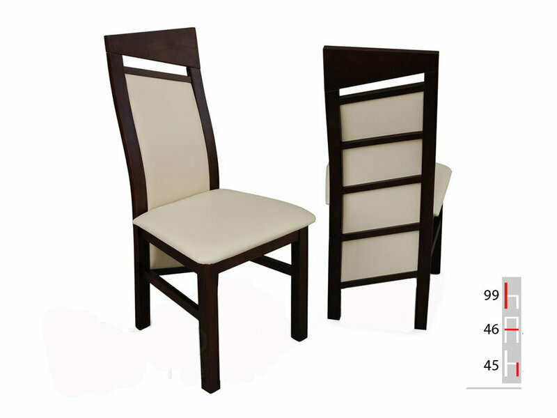 MASSIVHOLZ STUHL ESSZIMMERSTUHL DESIGNER LEDER STUHL STÜHLE