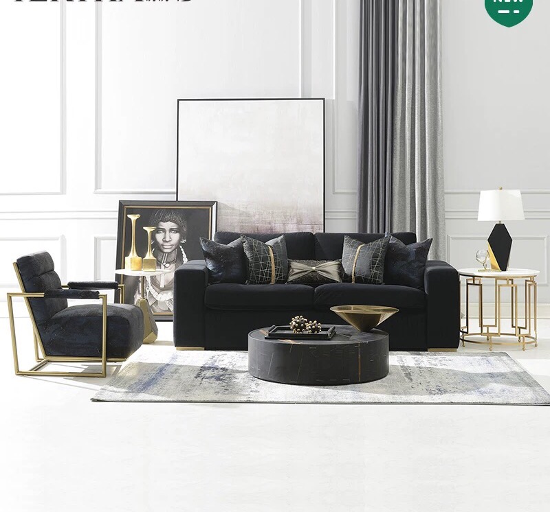 Wohn Zimmer Italienisch Möbel Sitz Garnitur 3 + 1 Sitzer + Couch Tisch Set 3tlg.