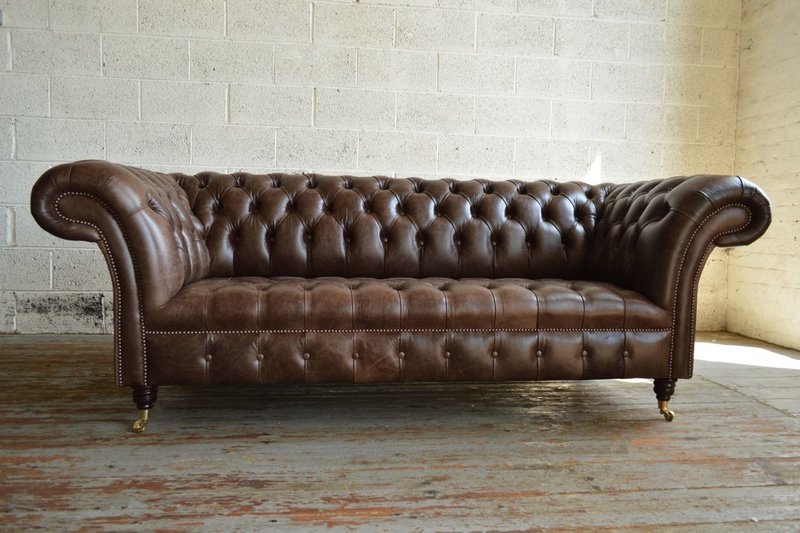 Chesterfield Sofa 3 SITZER Polster Designer Couchen Sofas Garnitur