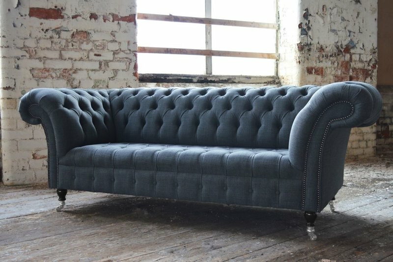 Chesterfield Sofa 3 SITZER Polster Designer Couchen Sofas Garnitur