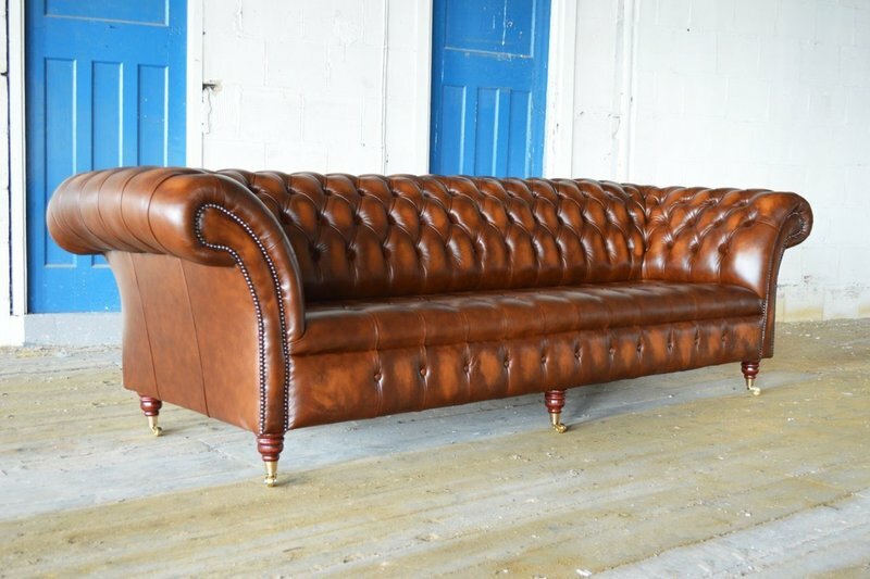 Chesterfield Sofa 3 SITZER Polster Designer Couchen Sofas Garnitur