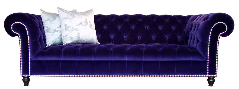 Chesterfield Sofa Polster Designer Sofas Garnitur Couch Samt Ledersofa