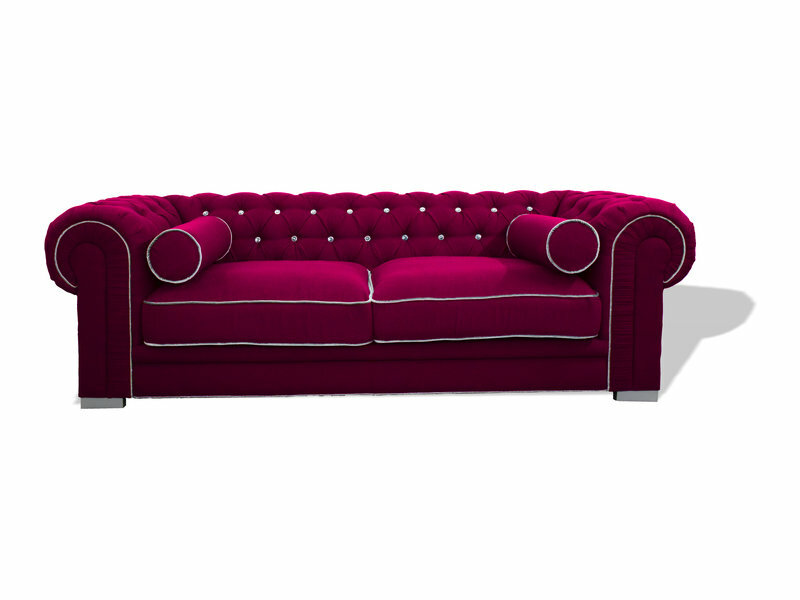 Chesterfield Sofa 3 SITZER Polster Designer Couchen Sofas Garnitur SL