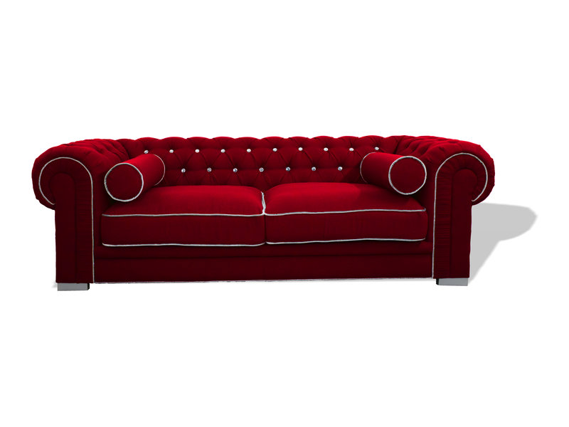 Chesterfield Sofa 3 SITZER Polster Designer Couchen Sofas Garnitur SL