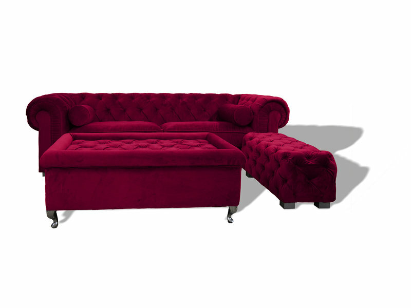 Chesterfield Sofa Polster Designer Couchen Sofas Garnitur Couch SLIII
