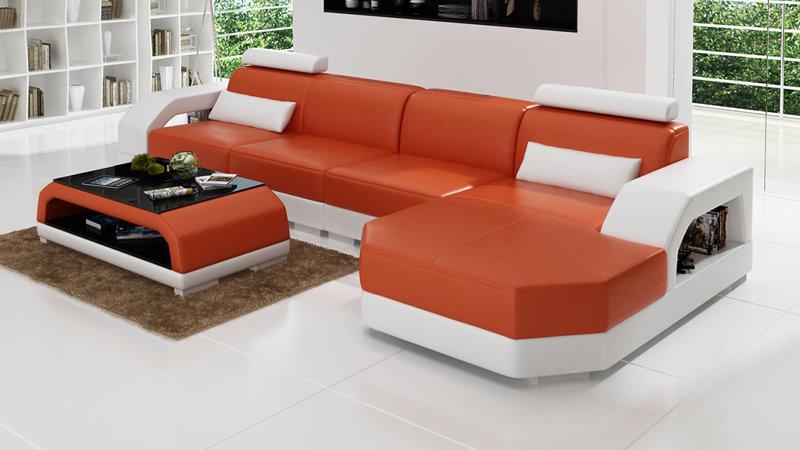 Ledersofa Ecksofa Designer Sofa LINZ II