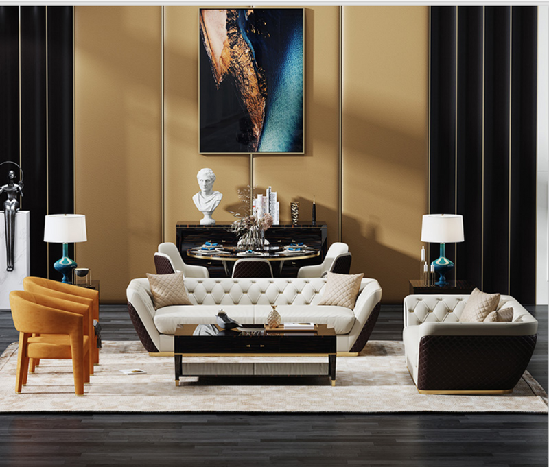 Sofagarnitur Garnituren Set Design Sofas Polster Couchen 32 Sitz Chesterfield