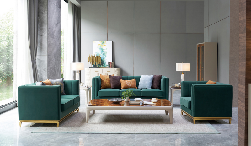 Sofagarnitur 3+2+1 Sitzer Set Design Sofas Polster Couchen Leder Relax