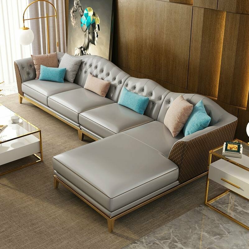 Design Couch Polster Wohnlandschaft Ecksofa Polster Sitz Garnitur Sofa