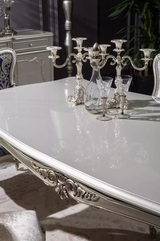 Tisch Luxus Esszimmertisch Esszimmer Holztisch Tische Art déco Möbel