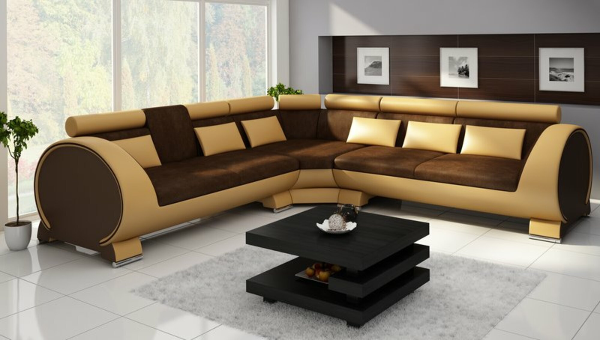 Ecksofa VIGO "LT01" Eckcouch Couch Sofa Eckgarnitur Ledersofa Leder