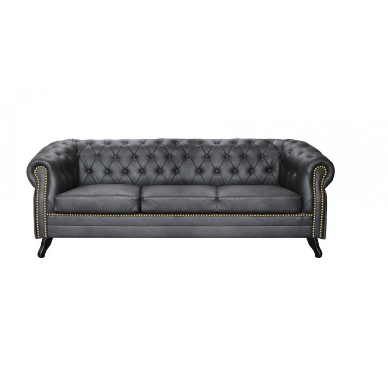 Chesterfield Sofagarnitur 3+2+1 Glasgow Couch Polster Set Sofas Couchen Neu