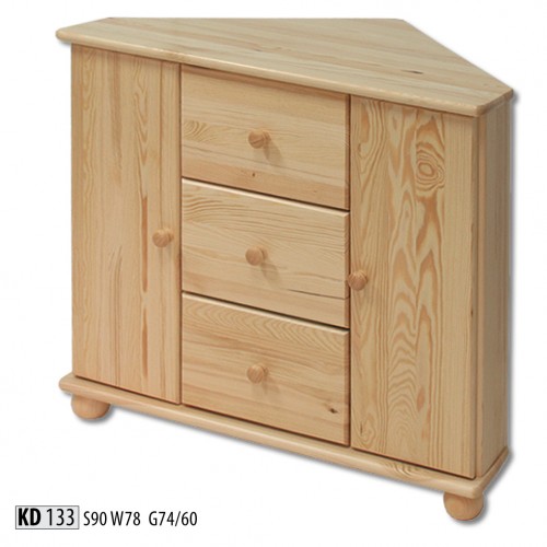 Kommode Eckkommode Ecke Eck Kommoden Kommodenschrank Echtholz Holz Handarbeit