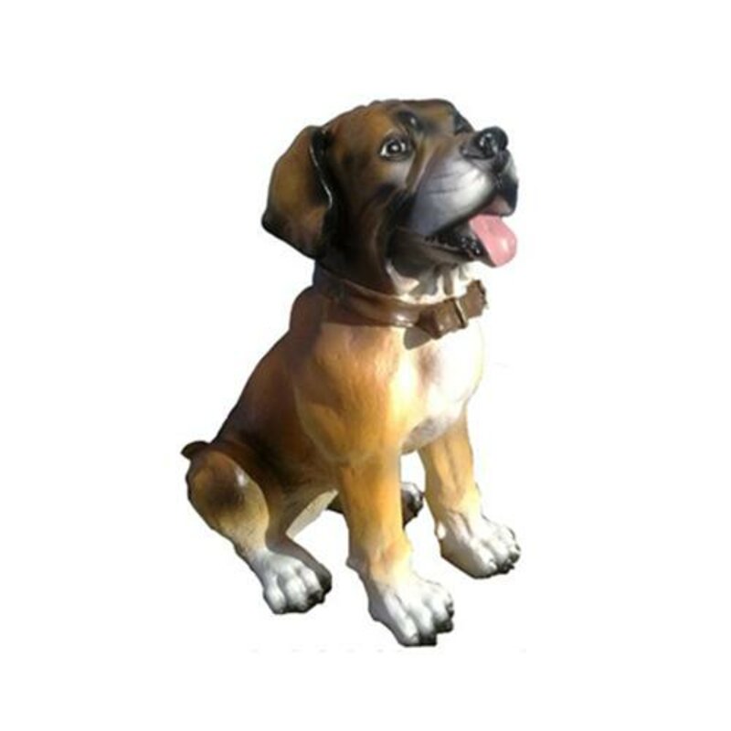 Deko Figur Statue Skulptur 35 cm FIguren Statuen Skulpturen Garten Hund