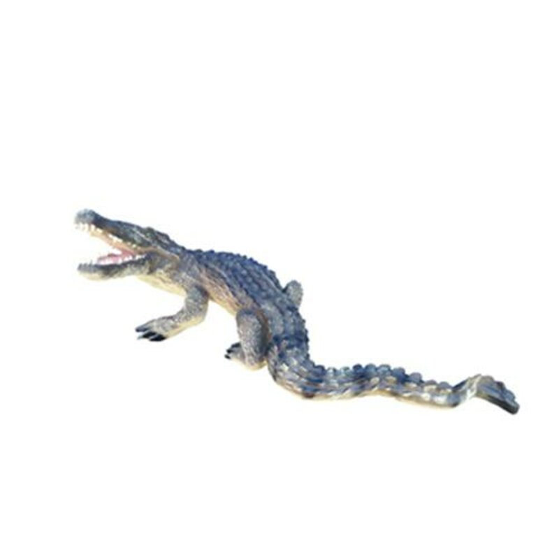 Moderne dekorative Skulptur Krokodil Nil Lebensgroß 180 cm Garten
