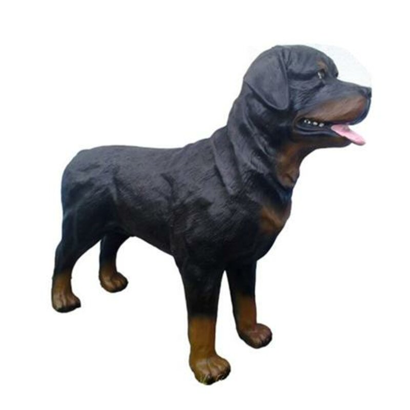 Deko Figur Statue Skulptur 70 cm Figuren Statuen Skulpturen Garten Hund