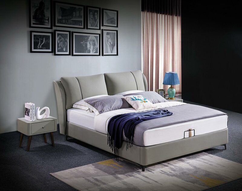 Klassisch Doppelbett Bett Ehebett Design Luxus Betten Modern Stil neu