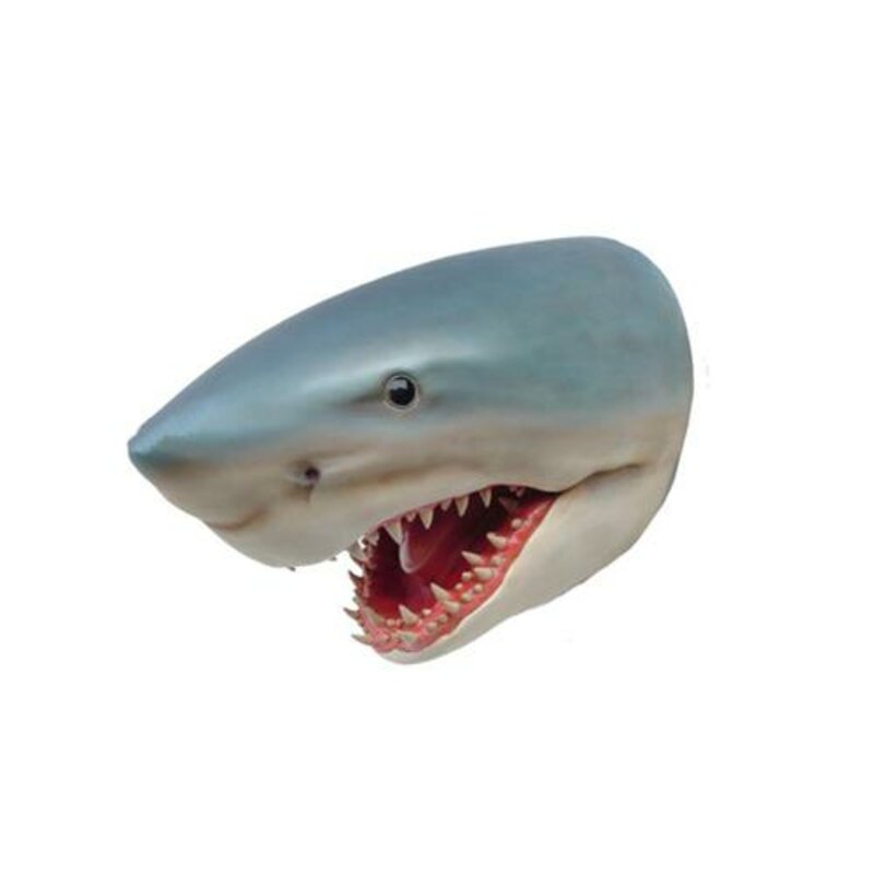 Skulptur Hai Wand Fisch Skulpturen Figuren Statuen Skulptur Statue Design