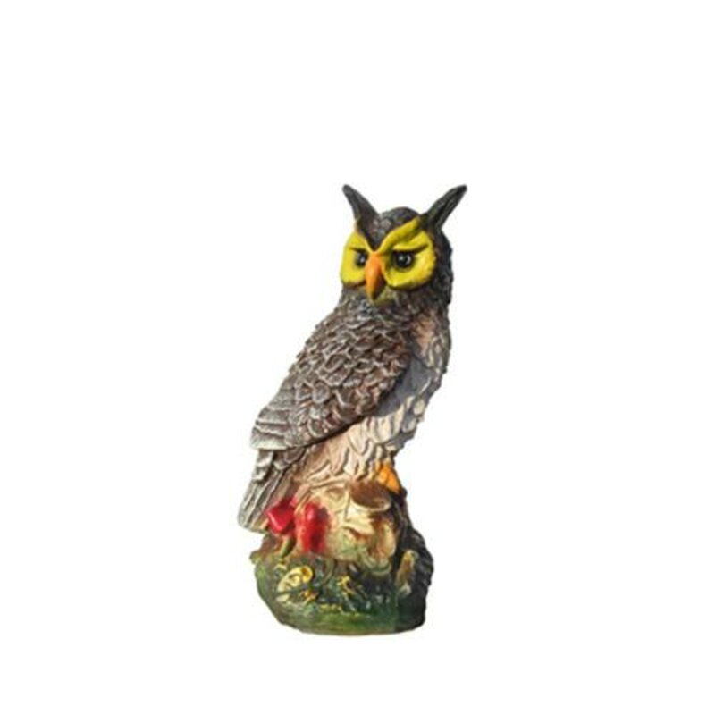 Eule Vogel Figur Statue Garten Dekoration Skulptur Deko Skulpturen 3
