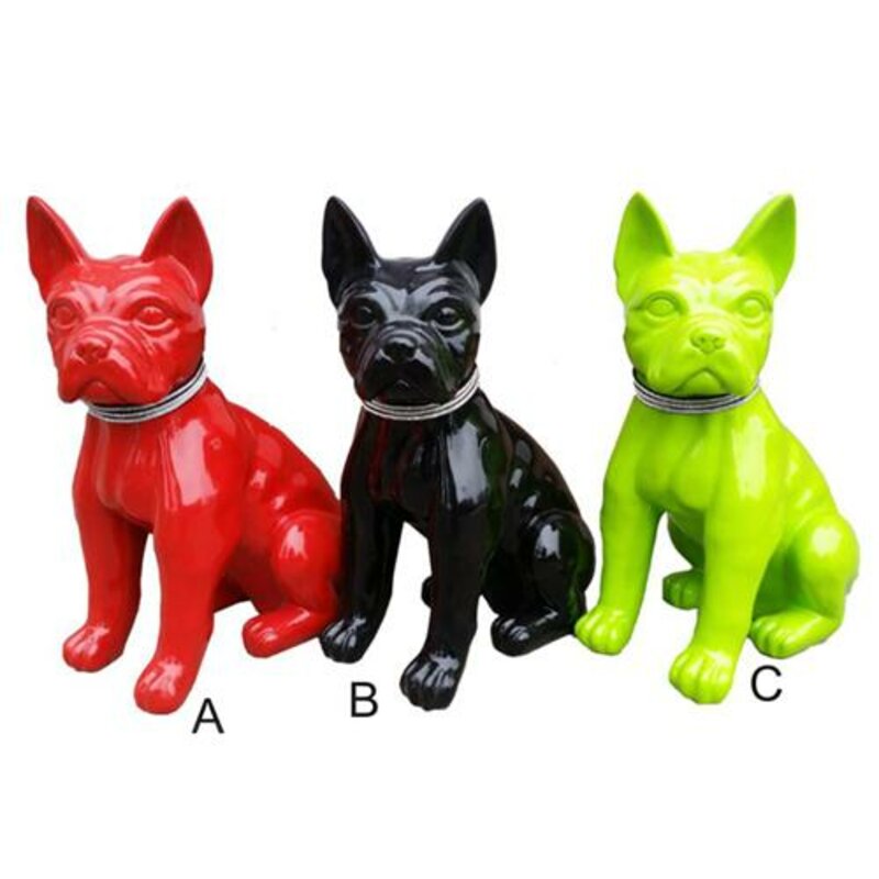 Skulptur Schöne Designer Bunt Farbwahl Hund Abstrakte Dekoration Skulptur Schöne Designer Bunt Farbwahl Hund Abstrakte Dekoration