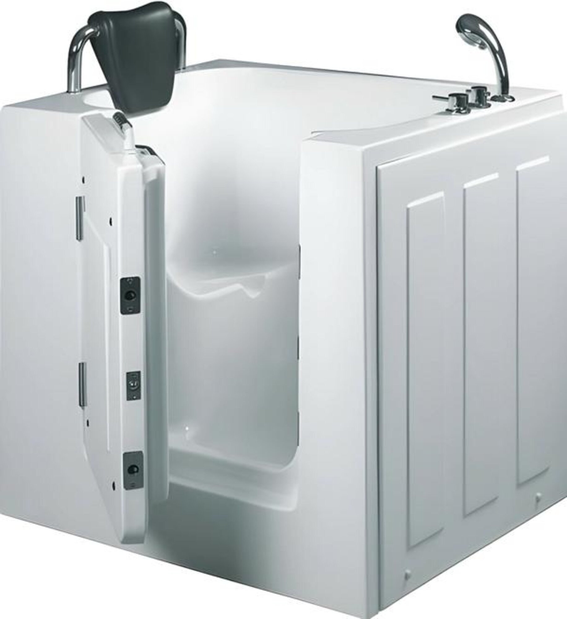 Komfortbadewanne Badewanne Sitzbadewanne mit Tür Pflegebadewanne Bad 100x78 cm