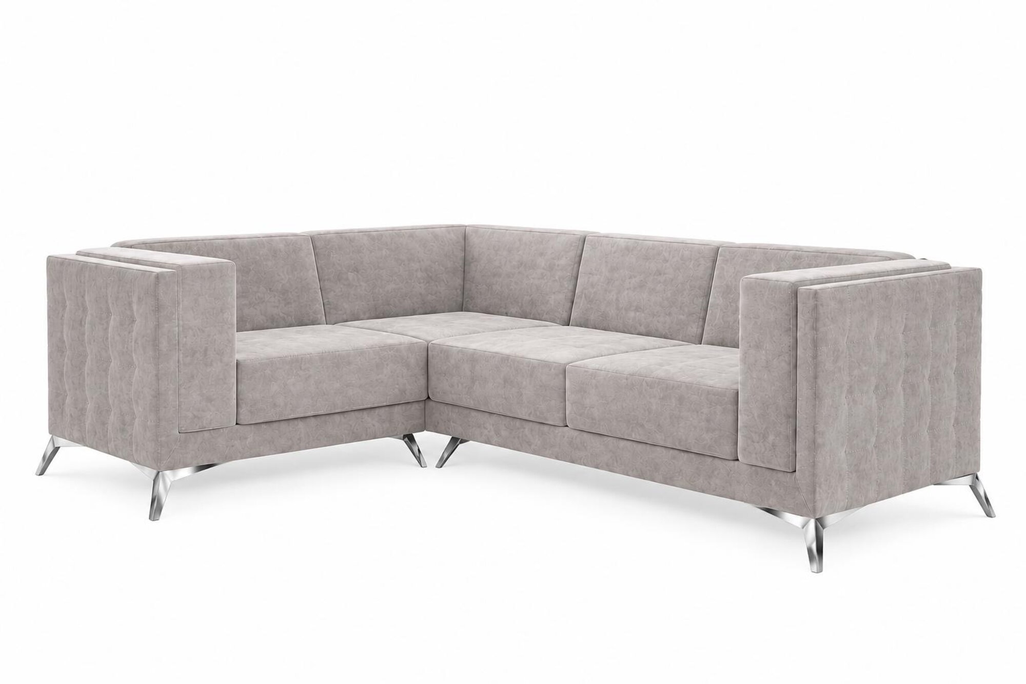 Stoff L-Form Couch Wohnlandschaft Ecksofa Garnitur Modern Design Sofa Sofort