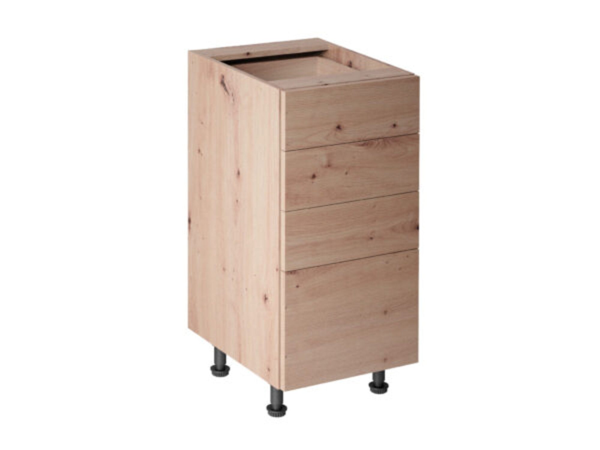 Schubladenkommode Unterschrank mit Schubkastenfronten Küchenschrank Schubladenkommode Unterschrank mit Schubkastenfronten Küchenschrank