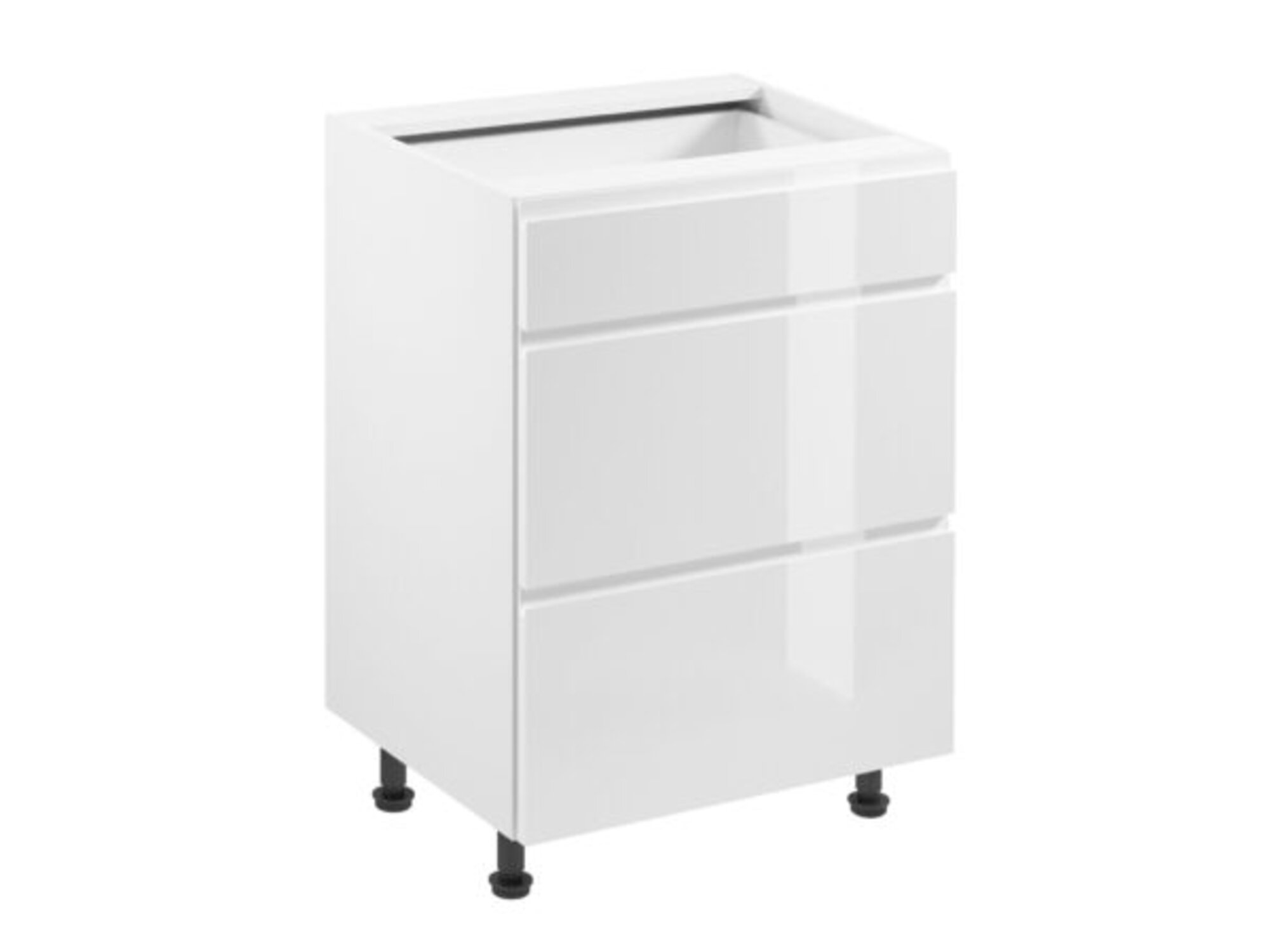 Küchenunterschrank Schubladenschrank Küche Küchenschrank 3 Schubladen