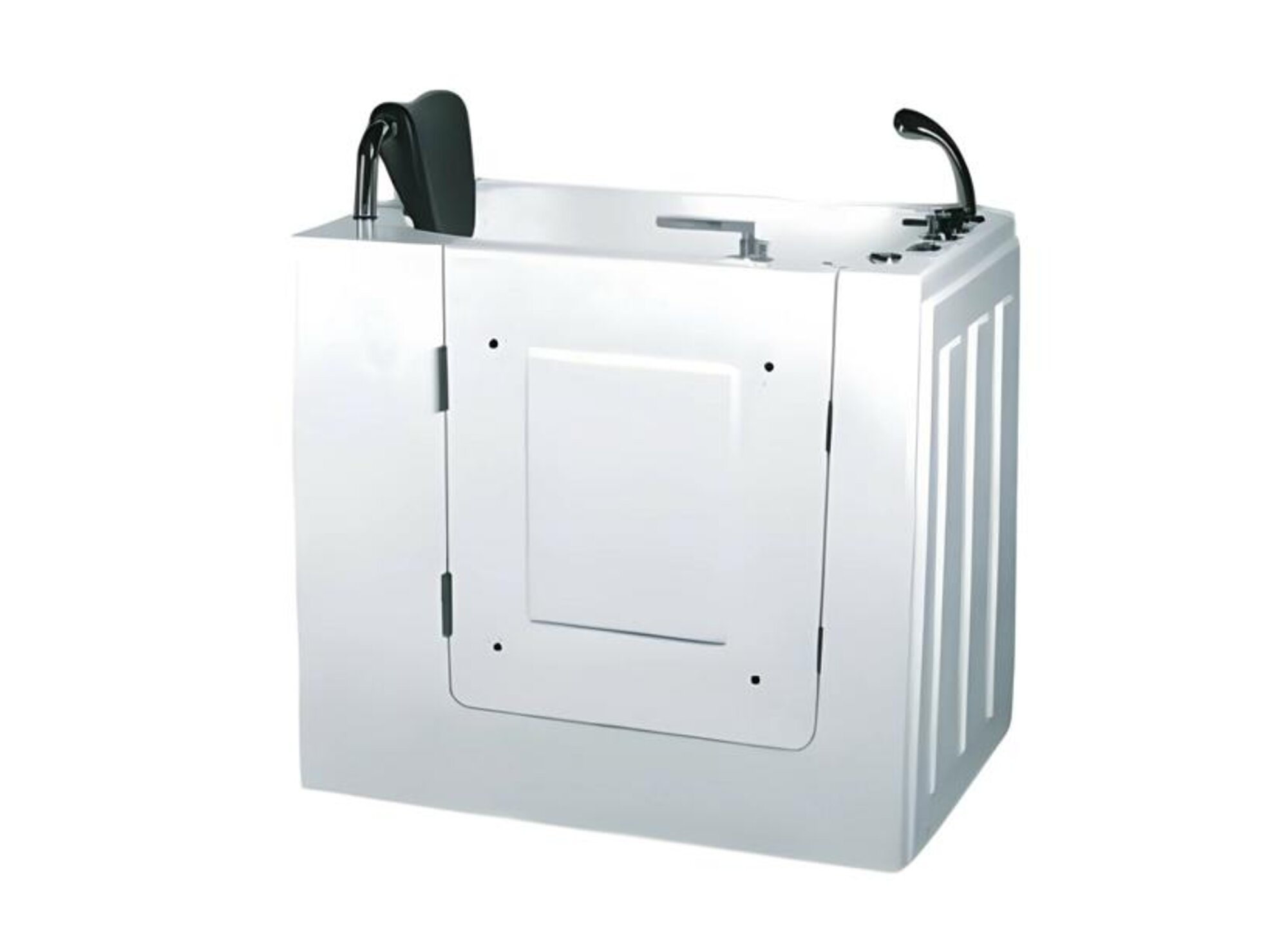 Badewanne mit Whirlpool-Funktion Sitzbadewanne Wanne Massagewanne 98x69 cm