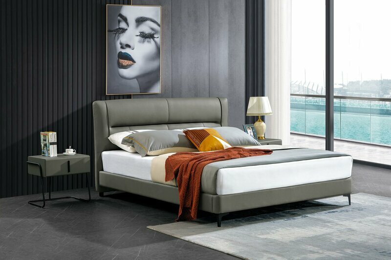 Doppel Betten Royal Bett Schlafzimmer Luxus Bett Holz 180x200cm Luxus