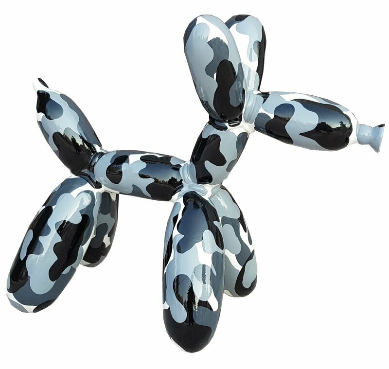 Design Figuren Frauen Skulpturen Moderne Abstrakte Balon Hund Deko Neu