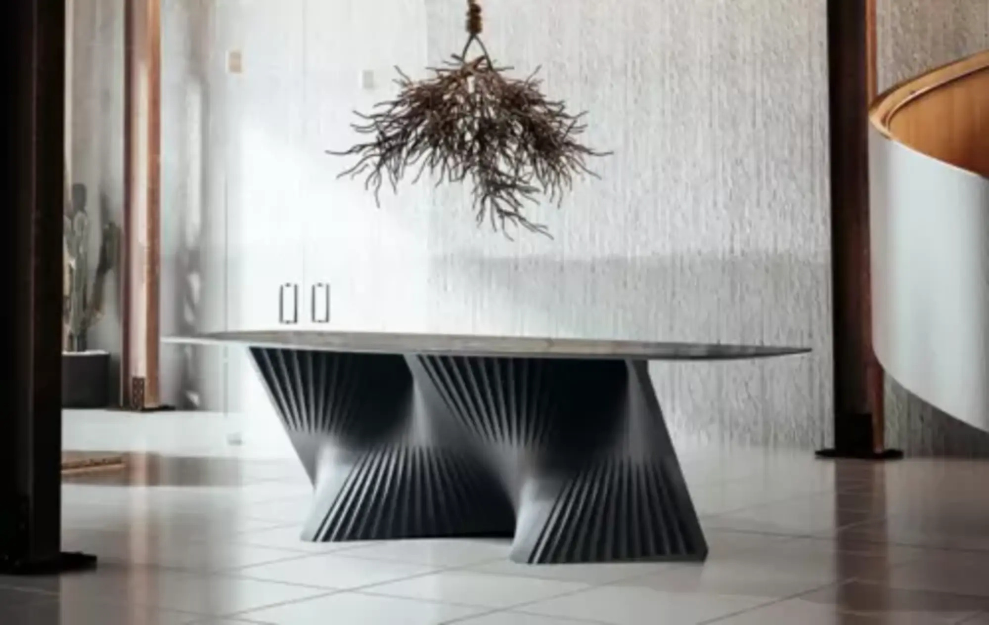 Luxus Esszimmertisch Esstisch Küchentisch Esszimmer Holz Schwarz Tisch