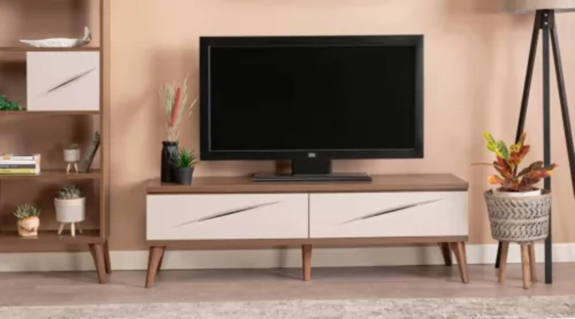 Lowboard TV Tisch Medienkonsole Sideboard Mediencenter Konsole Entertainment rtv