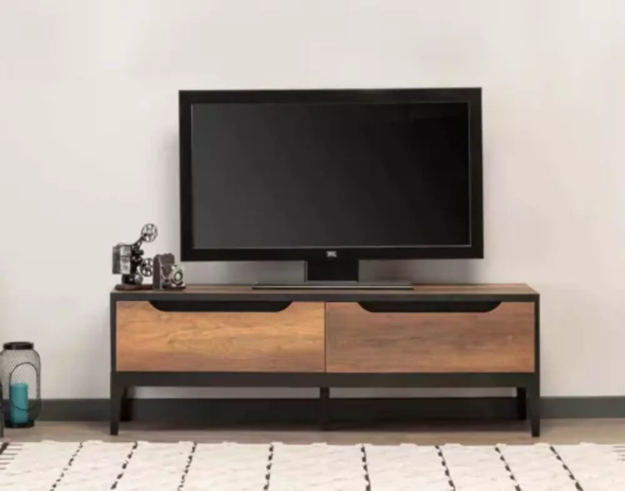 Lowboard Entertainment Konsole TV Tisch Medienkonsole Sideboard Mediencenter