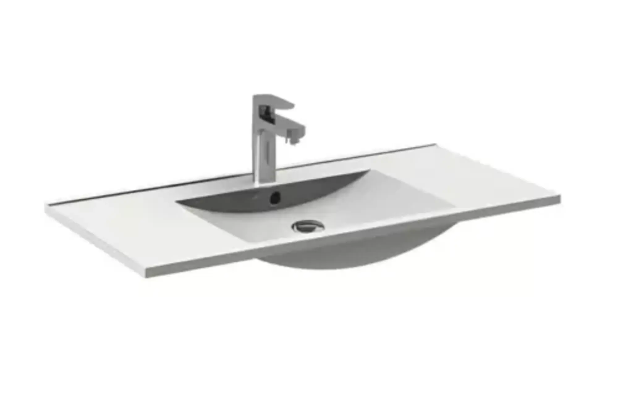 Waschbecken Keramik Waschtisch Badezimmerwaschbecken Weiß Bad Möbel