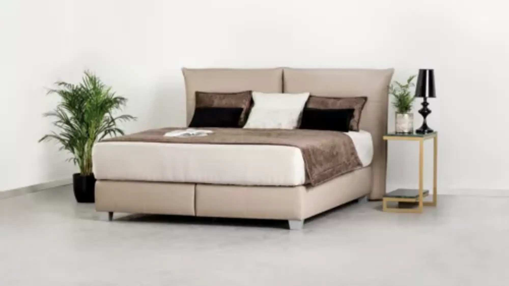 Schlafzimmer Modern 180x200 Holz Textil Betten Bett Polsterbett Luxus Doppel Neu