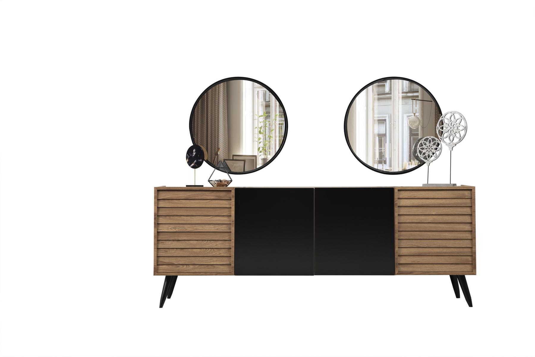 Exklusives Esszimmer-Luxusmöbel-Sideboard in brauner Farbe, stilvoll, neu