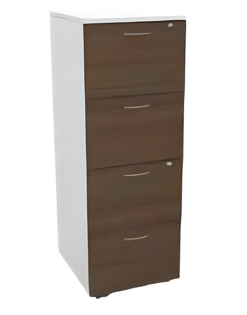 weißer brauner Aktenschrank Luxusmöbel Holz Schrank Schubladen Stauraum