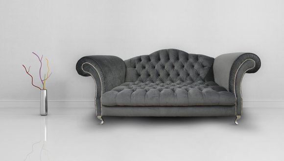 Chesterfield Sofa Polster Designer Couchen Sofas Garnitur Textil Stoff Textil 26