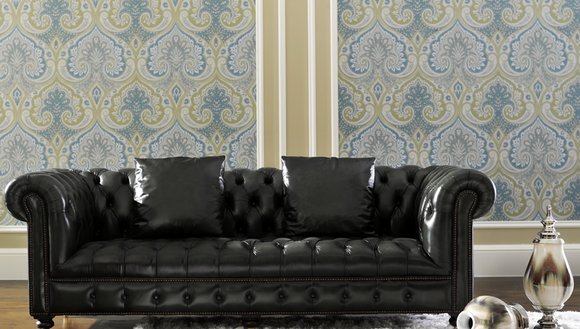Chesterfield William Couch Sofa Polster 3 Sitz Klassische Couchen