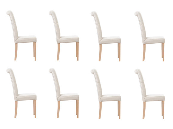 8x Design Polster Sitz Stühle Stuhl Seht Garnitur Sessel Lounge Club Set