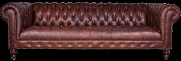 XXL Big Sofa Couch Chesterfield 245cm Polster Sofas 4 Sitzer Leder