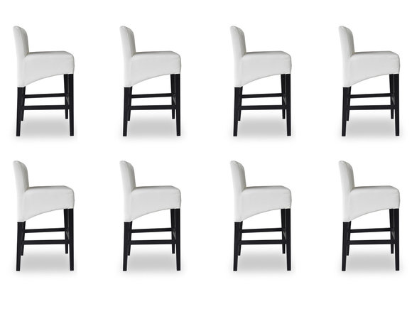 8x Bar Hocker Barhocker Tresen Stuhl Stuhl Set Stühle Polster Sitz Garnitur Neu