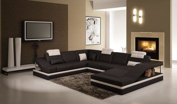 Design Ecken Big Polster Eck Sofa Couch XXL Leder Sofas Garnitur