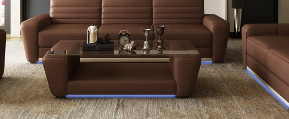 Moderner designer glastisch beistell wohnzimmer tisch couchtisch sofa