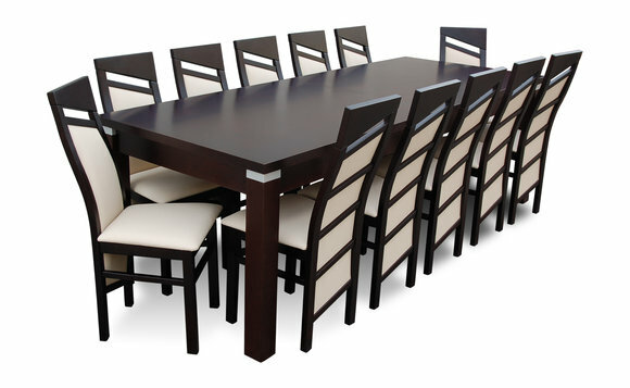 Design Esszimmer Garnitur Stuhl Set Tisch + 12Stühle Essgarnituren Tische