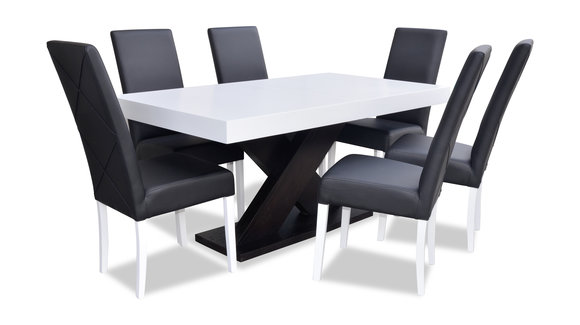 Hotel Konferenzzimmer Tisch XXL Tische Büro Besprechungstisch + 6 Stühle