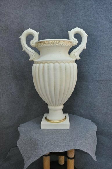 Design Blumen Vase Pokal Kelch Vasen Schalen XXL Boden Schale