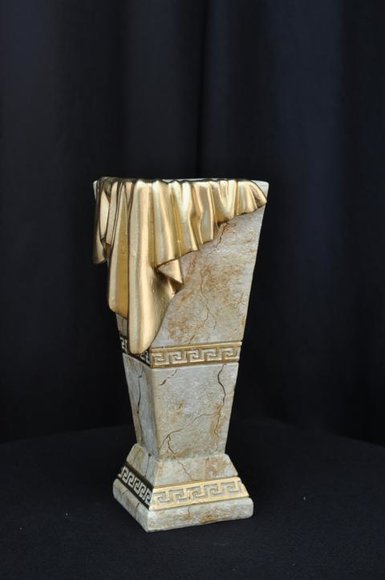 XXL Big Vase Design Medusa Antik Stil Blumen Vasen Pokal Deko Dekoration