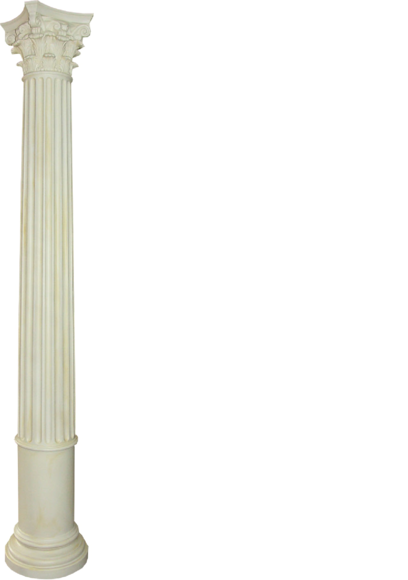 Antik Stil Einrichtung Hotel Lobby Restaurant Säulen Säule XXL 275cm Römer